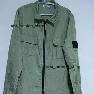 Stone Jacket Stones Designer Jacket Island Badge Compass Jacket Skjortor Vattenbeständiga Stones Metal Coat Nylon Fiske Mountaineering Wear Designer Island 345