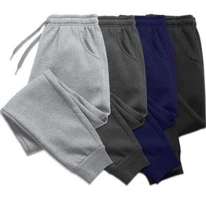 Kvinnor Pants Capris Mens Long Pants Autumn and Winter Mens Casual Wool Sports Soft Jogging 5 Colors Q240508