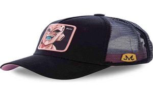 新しいブランドMajin Buu 12スタイルスナップバックコットン野球帽子男性女性ヒップホップパパハットトラッカーハットドロップAA2203041001811