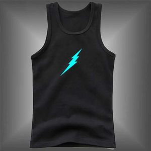 T-Shirts Erkek ve Kızlar Glow Tank Top kolsuz çocuk T-shirt 2024 Yaz Tank Top Gençlik Top 3-14 yaşındaki çocuklardan iç içe240509