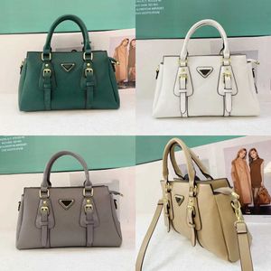 Top Leather Handbags Womens Corssbody Messenger Bags Purse Tote Satchel Embossing Vintage Designer Shoulder Lady Handbag 2024