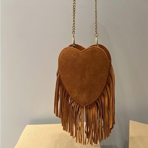 10a Mode Neue Frauen vielseitige Quasten -Umhängetasche One Heart Crossbody Mode Bag Uoiib