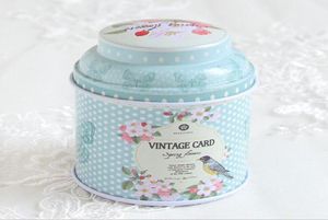 12pcslot Mini Floral Iron Tin Case Sealed Flowering Storage Box Candy Boxes40791093256868