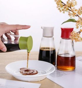 Küchenwerkzeuge tropfloser Glas Soy Sauce Spender Topf Utensilien steuerbare leckere Olivenöl Essig Cruet Flasche mit G2950699
