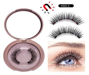 2019 Neue 5 magnetische falsche Wimpern 9 Styles Magnet gefälschte Wimpern Augen Make -up -Kits Wimpernverlängerung 5Pair von Boomboom7928370