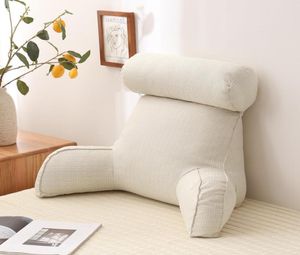 Poduszka poduszka na poduszkę krzesło obrotowe bawełniane lniane sofa poduszki łóżka leżakowe czytanie talia Washable 7320589