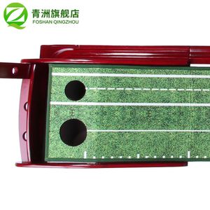 Qingzhou Putter Practionário Indoor Golf Veet Track Practice Mat