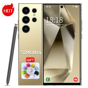 7.3 Inch 5G S24 Ultra Mobile Phone Unlocked Touch Play Screen Android Smart 13 System s24 Android Smartphone Camera Phone HD Display Face Recognition 1TB