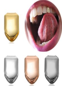 Gold Silver Teeth Cap Dental Burs Hiphop Style Tooth Brace Decoration Entertainment Adult Funny Party Teethcover9594715