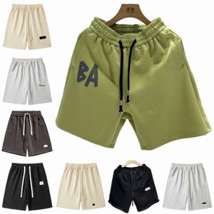 Summer Fashion Mens Shorts Paris Designer Shorts Balenciigas Wydrukowano luźne swobodne sprężyste szorty pary sportowe spodenki duże spodenki v7p4#