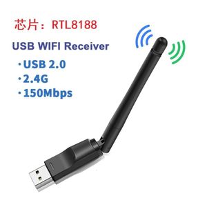 USB Network Card MTK7601 Desktop 150M Wireless WiFi Receiver RTL8188 Integrated Antenna 2DB