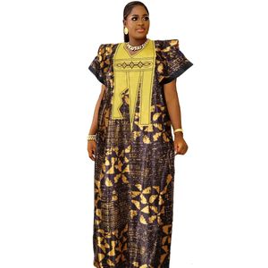 Африканские платья для женщин Элегантная мусульманская мода Абаяс Бубу Дашаки Анкара наряды Вечернее платье Дубай Кафтан Абая Робу 240422