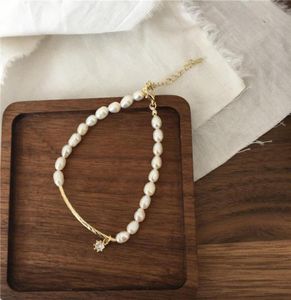 Pearl Splice Pärledarmband Simple Fashion Pop Kvinnliga smycken Strands Valentine039S Day Gift A Social Gathering6357180