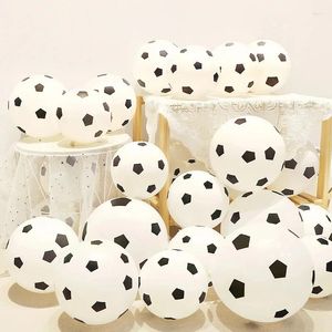 Decorazione per feste 20 set di palloncini da calcio in lattice cerimonia di laurea di compleanno a tema