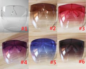 DHL Clear Protective Face Shield Cicling Glasses Goggles Segurança à prova d'água Antispray Protect Máscara Goggle Glassses Sunglasses2847626