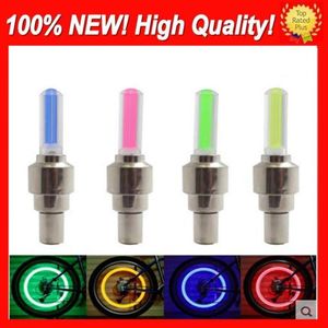 LED Flash Tyre Bike Wheel Valve Cap Light Car Bike Bicycle Motorbicycle Wheel Tire Light LED Car Light Blue Green Red Yellow Light9070813