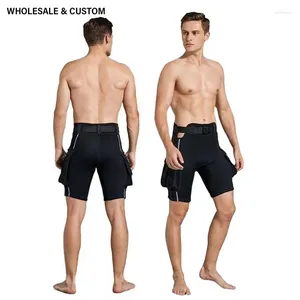 Frauen Badebekleidung Großhandel 2mm verdickte warme Tauchhosen Herren und Split Schnorchel Segel -Surfen -Skills Shorts