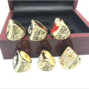 1991-1998 Basketball League Championship Ring hochwertiger Mode-Champion Rings Fans Geschenke Hersteller 227W