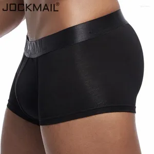 Underpants JOCKMAIL Breathable Modal Boxer Men Underwear Sexy Cueca U Convex Penis Pouch Mens Boxers Calzoncillos