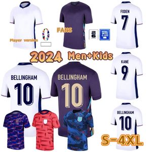 2024 Campeonato Europeu Inglaterra Bellingham Futebol Camisa 150 anos 23 24 25 Equipe nacional Toone Football camisa branca Kane Sterling Rashford Grealish Conjunto