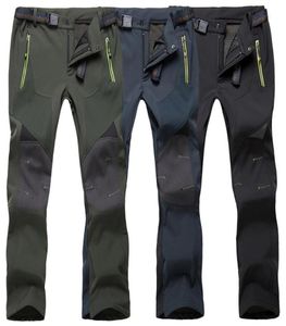 Calça de caminhada para homens de tamanho grande zíper de combate à prova d'água de calça reta com bolso masculino respirável de pesca ao ar livre calça de escalada369053995