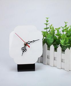 Sublimation MDF Holz PO Rahmen leer druckbare Muster mit Uhr DIY Woodblock Print Weihnachtsgeschenke4601514