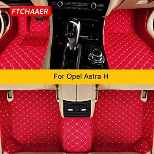 Golvmattor mattor ftchaer anpassar bilgolvmattor för Opel Astra h 2004-2010 bilmattan golvmatta tillbehör T240509