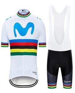 NEU 2020 MOVISTAR CYCLING -Team Fahrrad Bicycling Maillot Bottom Wear Jersey Bike Shorts Ropa Ciclismo Herren Sommer Schnell trocken Pro3714546