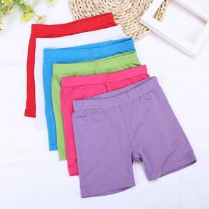 Shorts New candy colored girl safety shorts underwear long legged girl boxing shorts 3-13 year old childrens beach shortsL2405