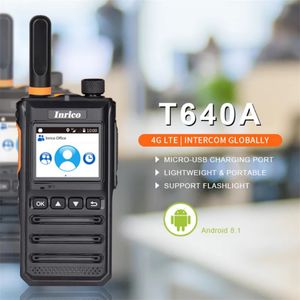 INRICO T640A Android 81 4G Network Walkie Talkie Antenna separate drahtloses Militär -POC -Radio mit GPS Bluetooth WiFi 240509