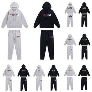 Trapstar Справочный костюм Sweat Swating Mens Set Joggers Men Sportswear Designer Designer Sweet -Cust -Cool с капюшоном с длинным рукавом вышива