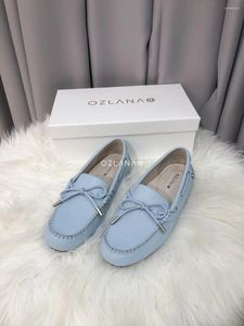 Sıradan Ayakkabı Ozlana Klasik Oxfords Moccasins (Bebek Mavisi)