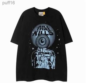 GalleryDept Brand Designer Mens T Roomts Summer Casual Dept Fitts Хлопковые топы галларная рубашка уличная одежда Harajuku Tees роскошные панели градиент Haikyuu 5805 79ou