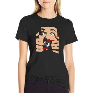 Polos femininos Braindead T-shirt Roupos de anime Tops de verão Tirmas de mulher