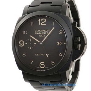 Mens Luminors Marina tittar på Panerei armbandsur UTOMATIC MOTION WACKS PANERAI LUMINORS 1950 3day Greenwich Standard Time Tuttonero PAM00438 ME W6K9