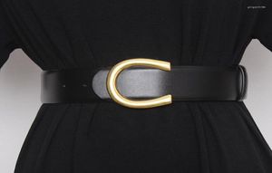 Gürtel Designer breit für Frauen hochwertige weibliche Taille Plus -Size -Korsett Gürtel Echtes Lederbund 6389527