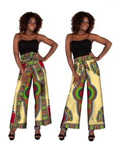 Venda de roupas étnicas !!!Calças multifuncionais Africano TRUSHERS AFRIANTE ATRIMEIRA DA DASHIKI PRIMEIRA DE TAMANHO PARA MULHERES