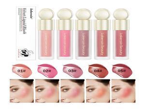 Lakerain Liquid Blush Face Makeup Velvet Blush Cream Beauty Longlasting Водонепроницаемый натуральный оттенок кожи Увлажняющий румяна Glo5269426