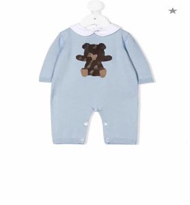 0520 autumn new three color sweater little brown bear Jumpsuit blanket7806098