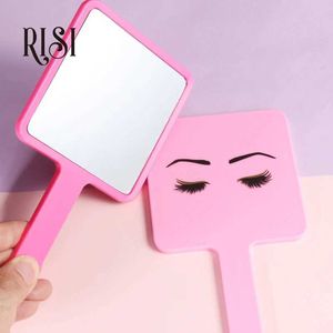 Компактные зеркала Risi Ensension Extension Extension Handheld Makeup Screenor Square со спа -салоном Q240509