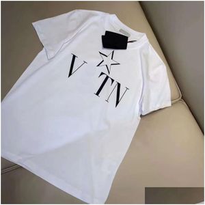 Maschile plus tees polos 2022 Summer Designer Thirt Casual Man Womens with Letters Stamping Short Short Top Sell Luxury Men Hip Dhbe1