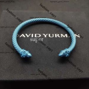 Pulseira de jóias de designer Dy David Yurma Bracelete x 7mm para mulheres Pulveração de pulseira de alta qualidade da estação CUVO CURSO CURCELA CROME