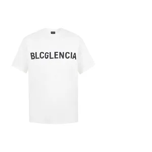 BLCGレンシアユニセックスサマーTシャツメンズビンテージジャージーTシャツレディースオーバーサイズヘビー級100％コットンファブリックワークマンシッププラスサイズトップスティーBG30408