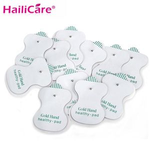 Hälso- och sjukvårdselektrod Antistress Tens Acupuncture Pad Body Massage Digital Therapy Machine Ems Pads Massager Patches Vibrator265y2926631