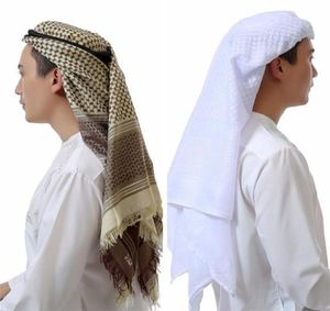 Halsdukar pläd huvud halsduk för islamisk muslimsk man kläder turban be hatt s arabiska dubai uae traditionella kostymer tillbehör1760579