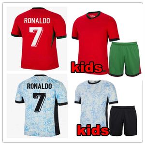 2024 Kits de futebol masculino de futebol de Portuguusa de Portuguesa 24 25 B.Fernandes Joao Felix Bernardo Andre Silva Vitinha Ruben Dias Camisa de Jersey de Futebol