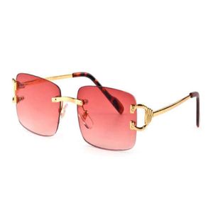 Красные модные спортивные солнцезащитные очки для мужчин унисекс Буффало Рога Очки Мужские женщины без оправдания солнечные очки Серебряные золотые металлические рамы