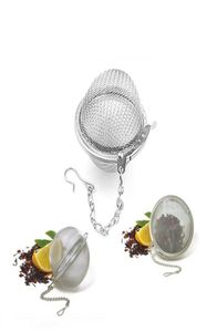 Novo Infusor de chá Infusor de aço inoxidável Bloqueio de chá Infuser Reutilable Sphere Mesh Tea Cheve Filgers Kitchen Drinking Ball com 1401242