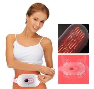 Elektrische Linderung Menstruationsschmerz Bauchheizmassager warmer Palastgürtel Wärme Uterus Akupunkte Vibration Taille Bauchmassage3093584651