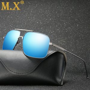 2020 Quadratische Sonnenbrille polarisierte Männer Sonnenbrille Designer modische Fischerei UV400 Vintage Sonnenbrille 255m